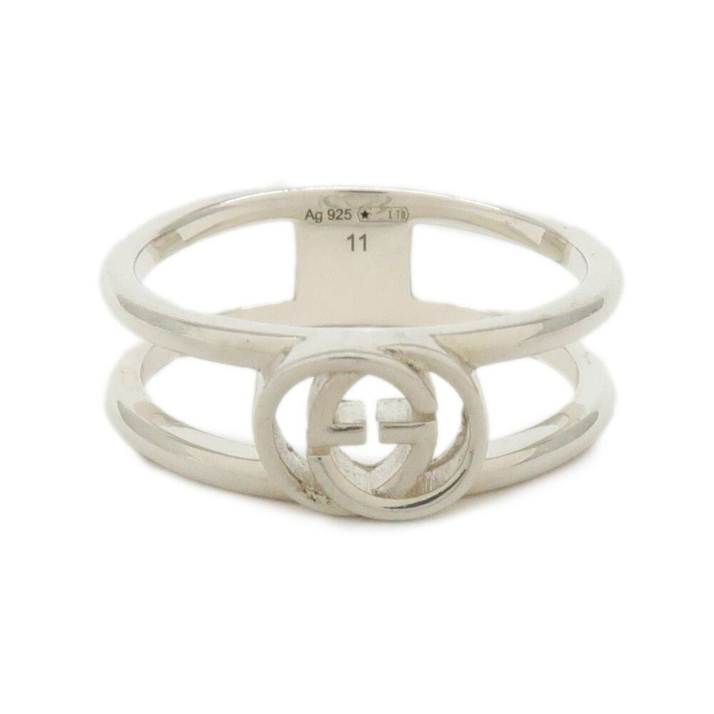 Gucci Interlocking G Sterling Silver Ring